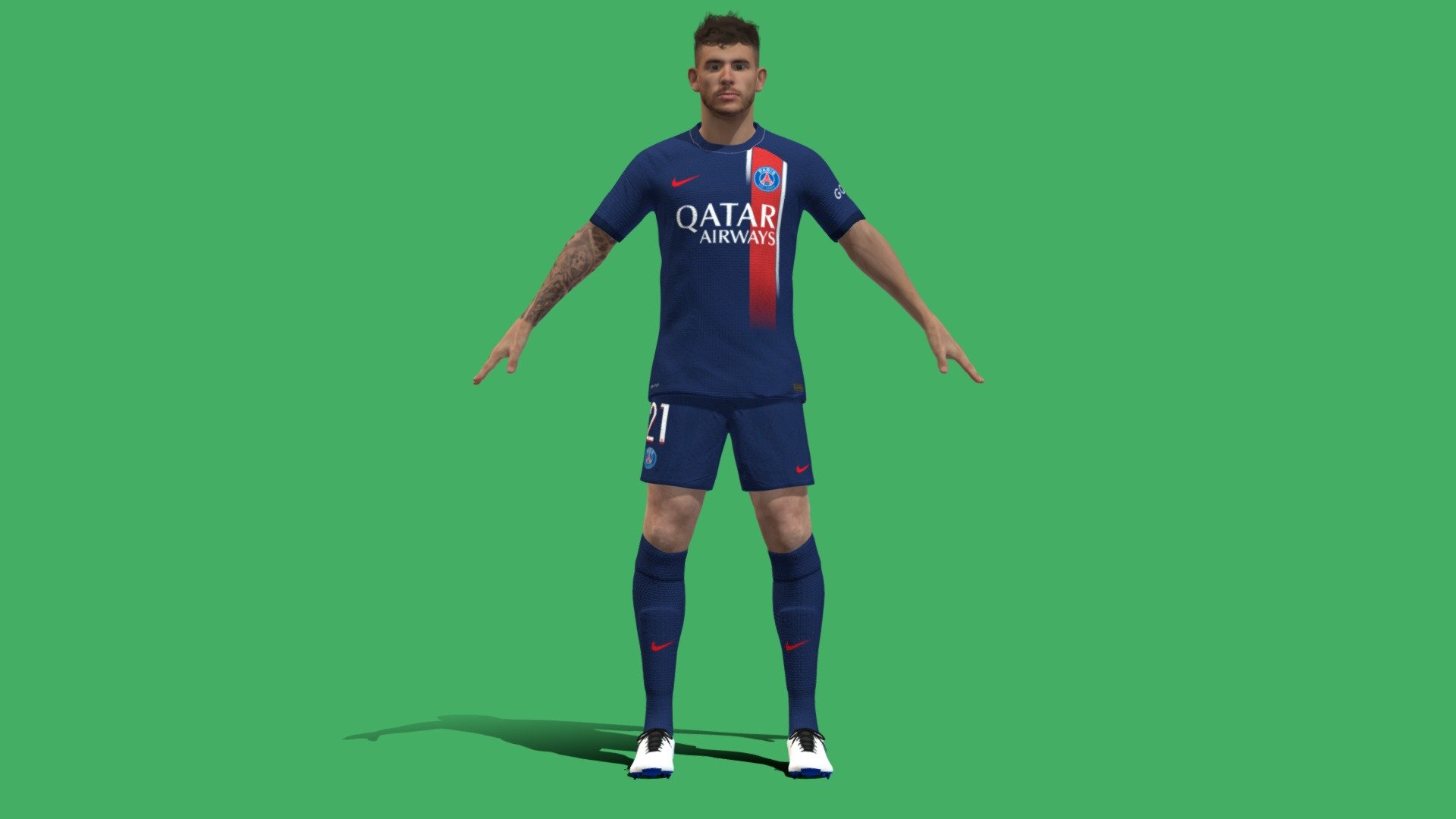 3D Rigged Lucas Hernandez PSG 2024 - copy - 3D model by changjinew ...