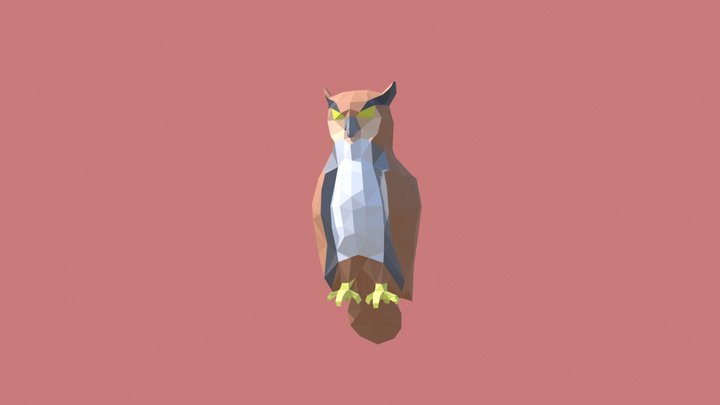 Búho 3D Model