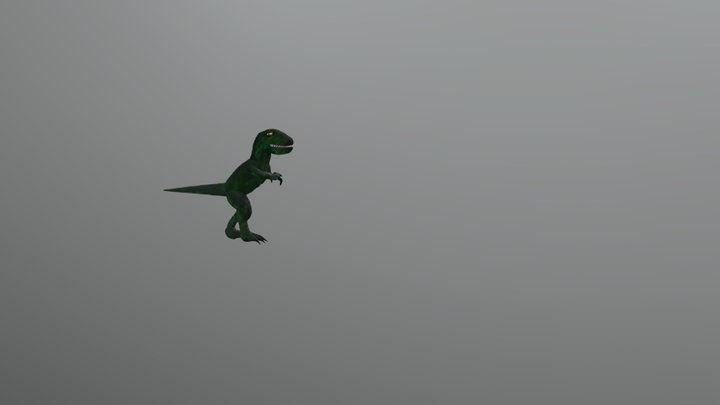 Raptor dancing 3D Model