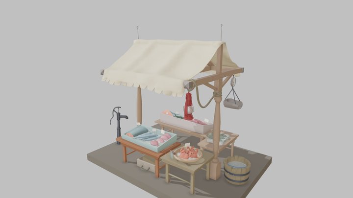 Drafts in color 3D Model