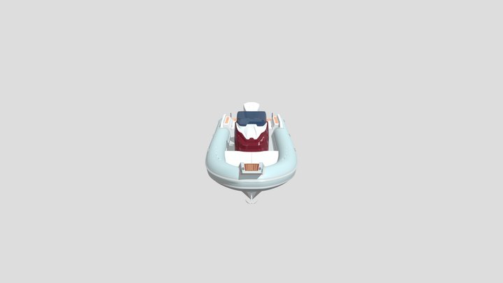 Speed Boat Model 3D Model