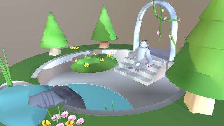 Monster Garden 3D Model
