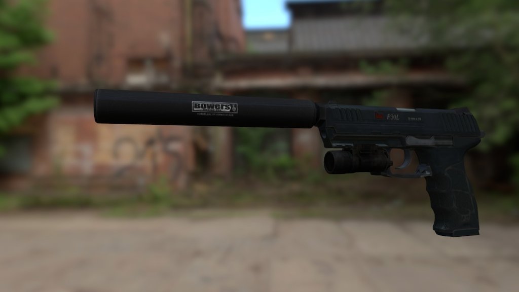 HK P30L 3D model by treverty44 [5bfeb57] Sketchfab