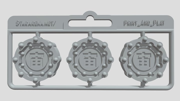 SET_20_META_COIN_WHITE – Free 3D Model STL