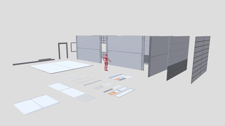pieces for environment assignment 3D Model