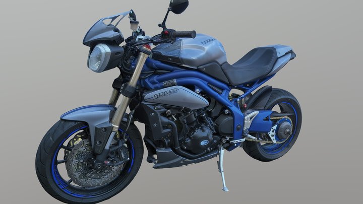 2013 Triumph Speed Triple 1050 SE – Gratis 3D-model STL