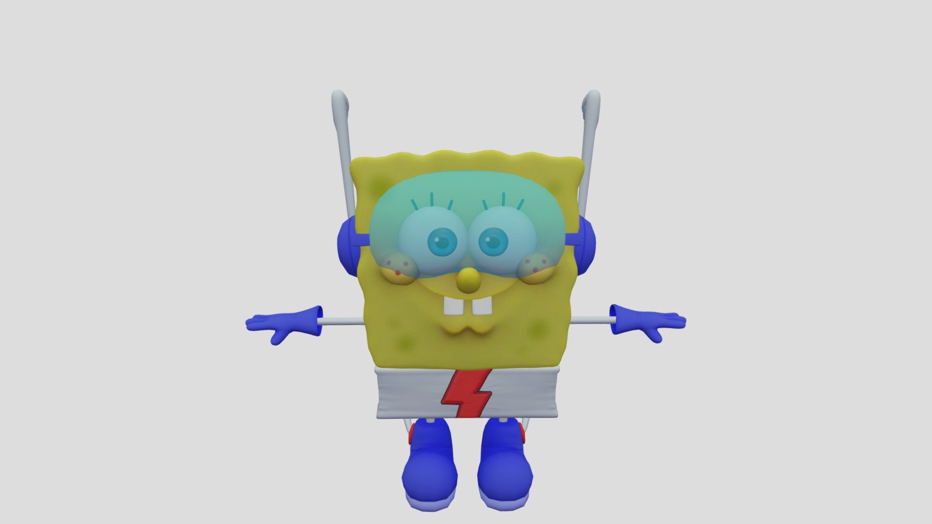 Nasb2 - SpongeBob Quickster - Download Free 3D model by SMF Features ...