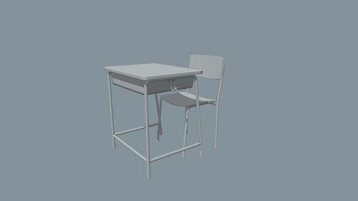 anime-classroom - 3D model by kjll3rvn [4477e6d] - Sketchfab