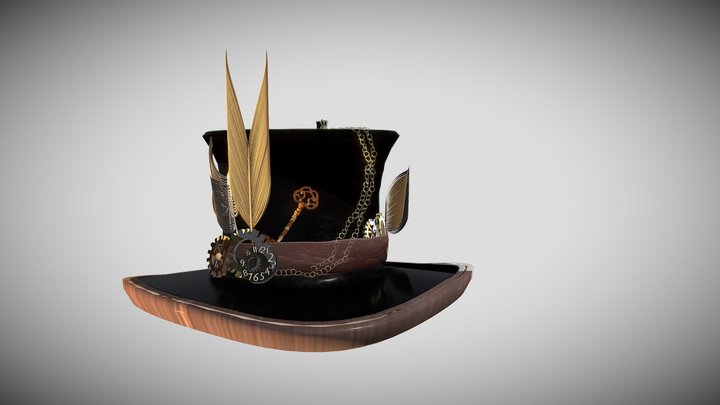 Steampunk Hat 3D Model