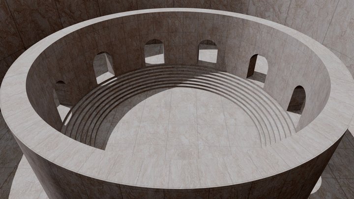 Amphitheater | Concert Hall 2021 VR (300KB) 3D Model
