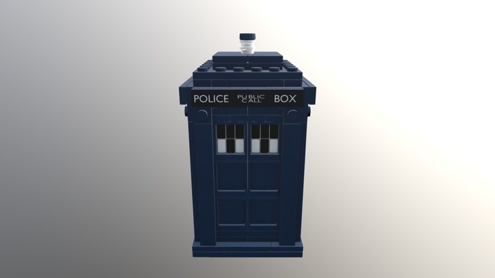 Tardis Lego Mid 3D Model