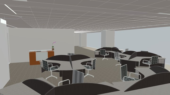 Oficina corporativa 3D Model