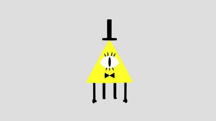 Bill Cipher model (Gravity Falls) 3D Model