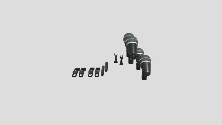 DM 7RND BLACK GLB 3D Model