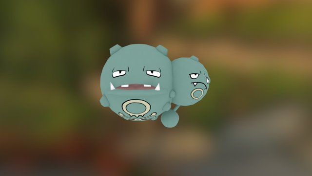 Weezing for Pixelmon: Shiny 3D Model