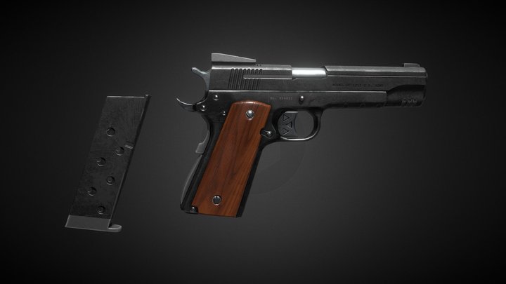 Colt Government M1911 3D Model