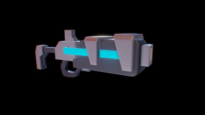 SciFi Rifle 3D Model