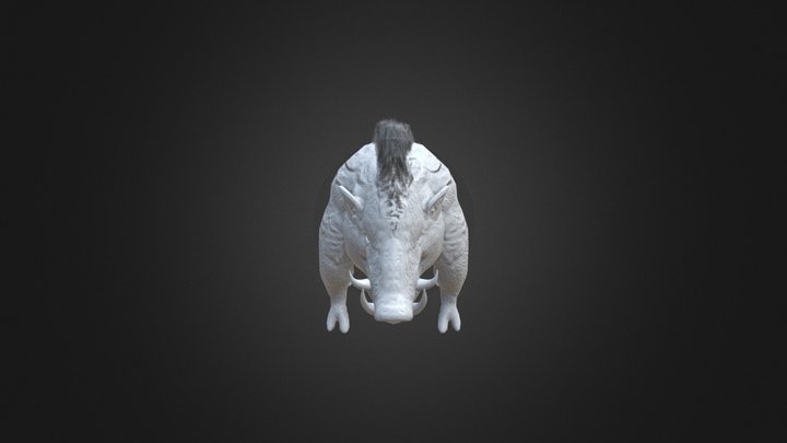 Fantasy Boar 3D Model
