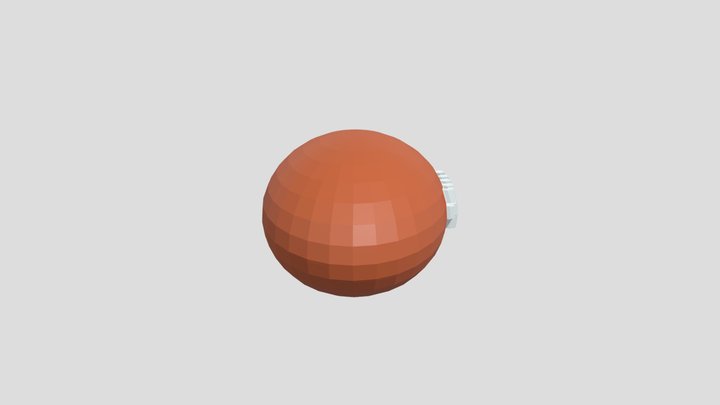 American Football 3D Model