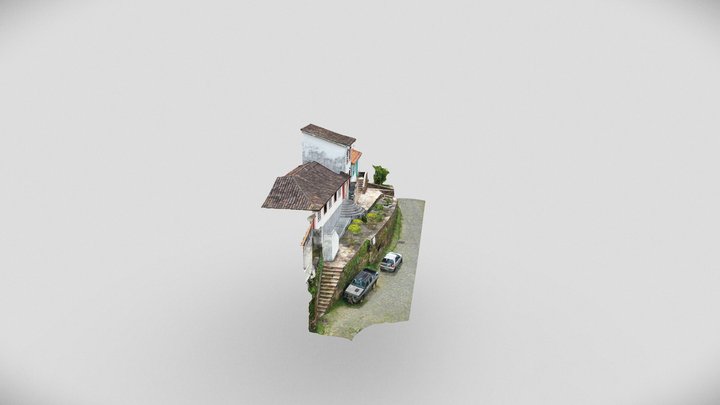 Fachadas em Ouro Preto, MG 3D Model