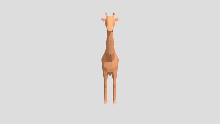 Giraffe (1) 3D Model