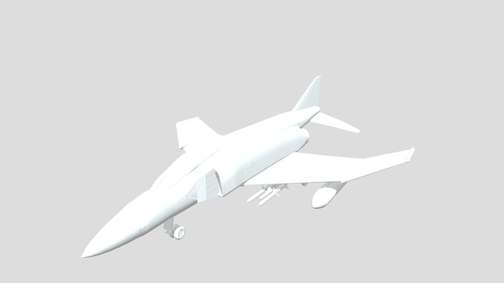 F-4 Phantom II 3D Model