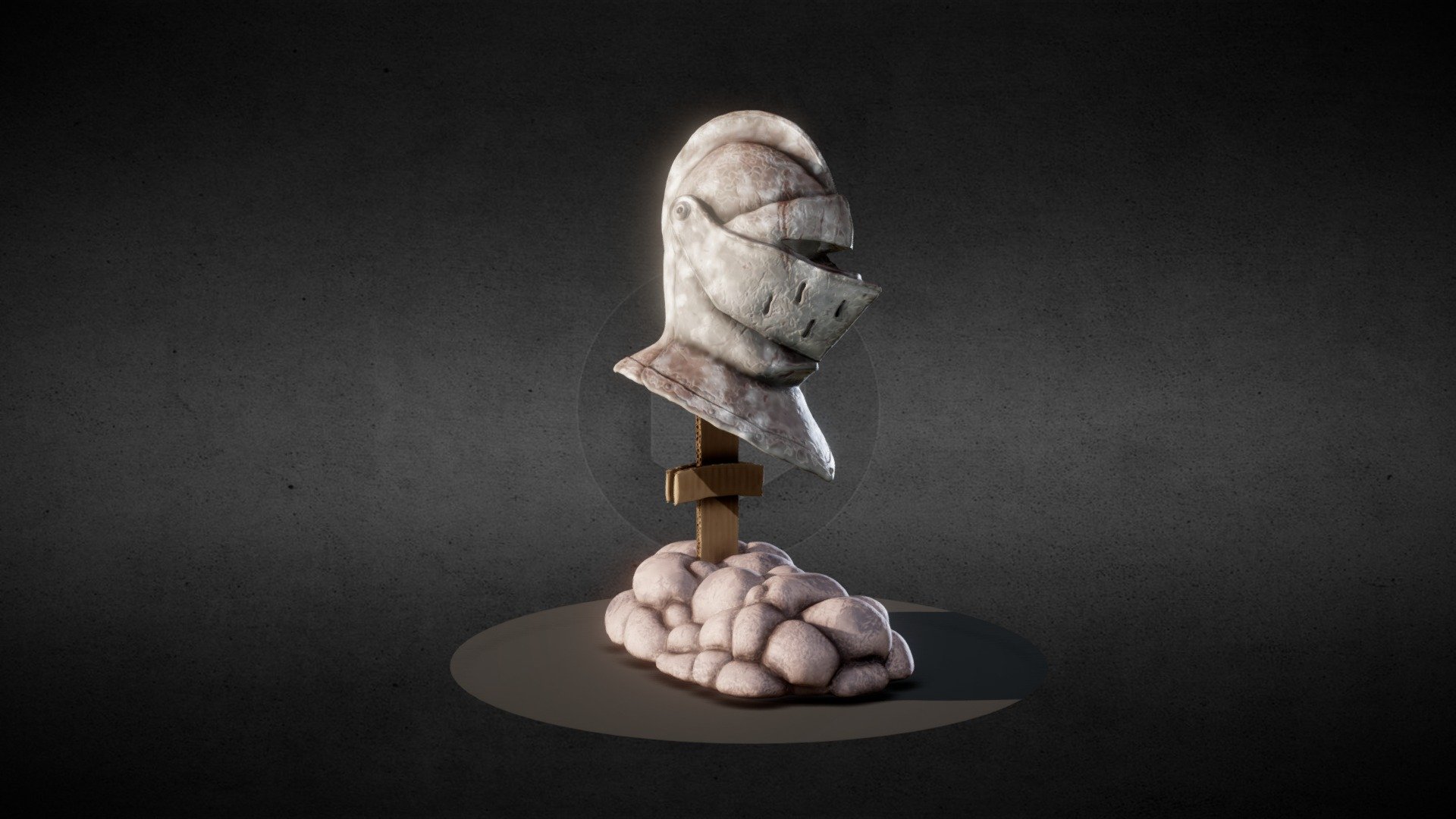 SculptJanuary18 Day 16: Helmet
