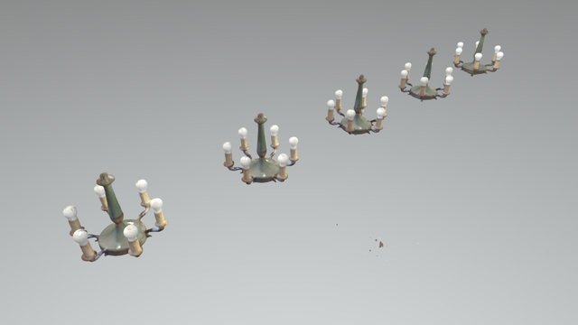 Chandelier Process 3D Model