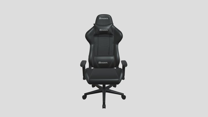 Black Gaming Chair – Free 3D Model STL