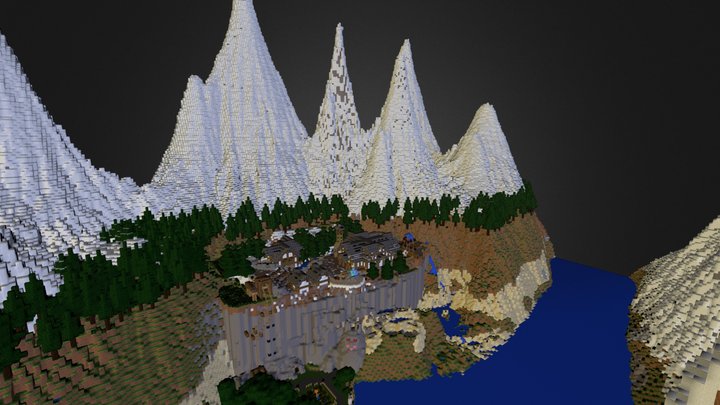 Pokke Village 3D Model