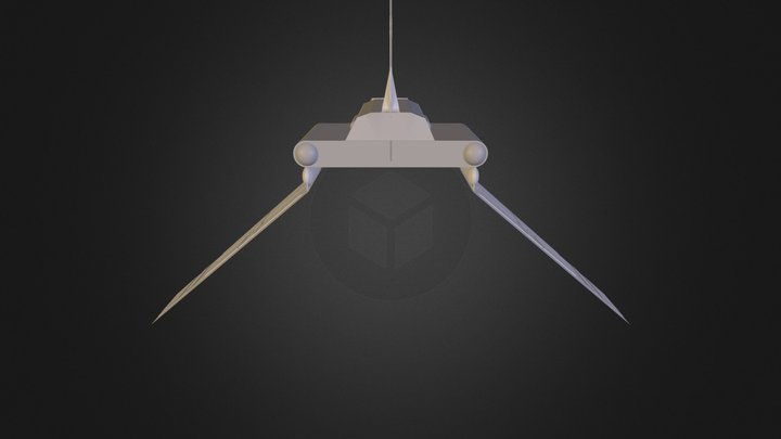 Star Wars Spaceship 3D Model