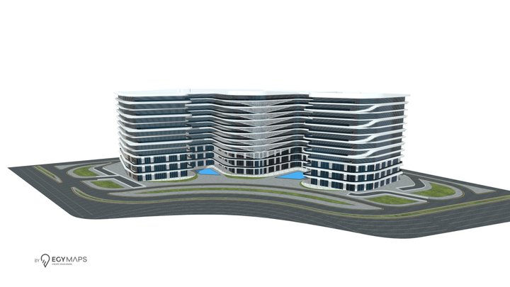 S Plaza 3D Model