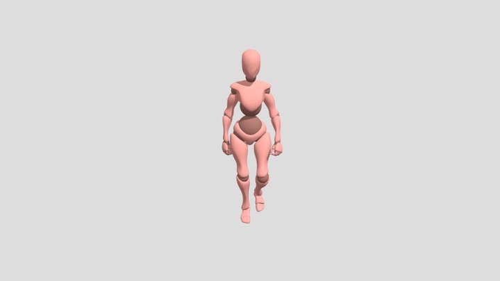 Walking 3D Model