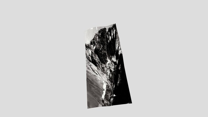 Aparejo Glacier, Chile, 1980 3D Model