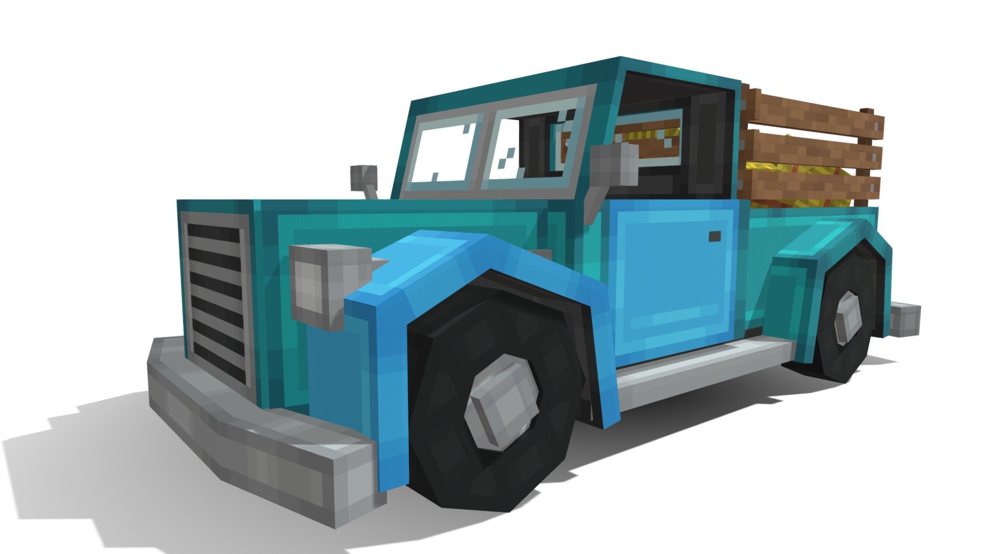 Farm Truck - 3D model by Octovon (@OctovonMC) [5c102a4] - Sketchfab