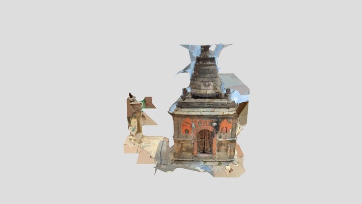 Mukteshore Temple | Panauti Ghat 3D Model