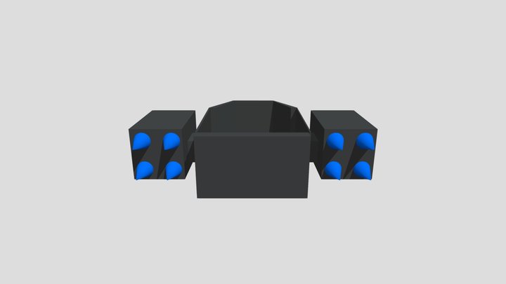 Among Us Ship Upgrade No Details 3D Model