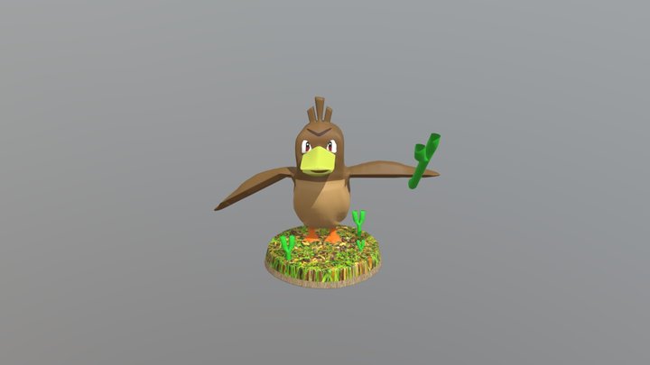 Farfetch'd 3D Model