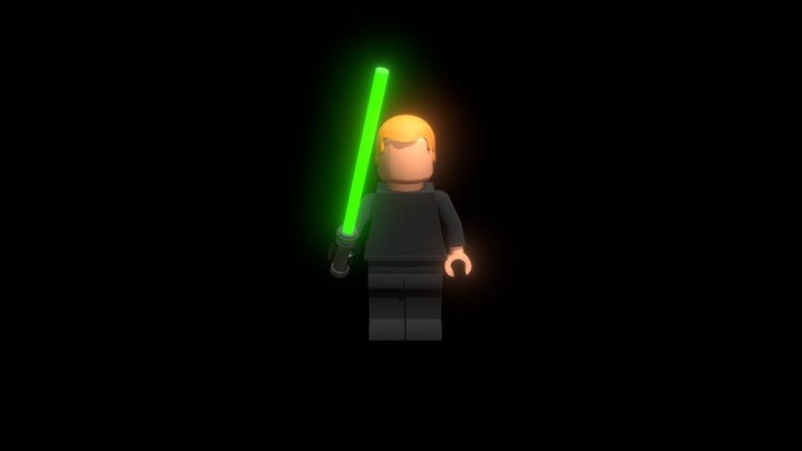 LEGO Luke 3D Model