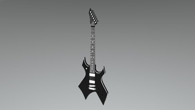BC Rich Warlock 3D Model