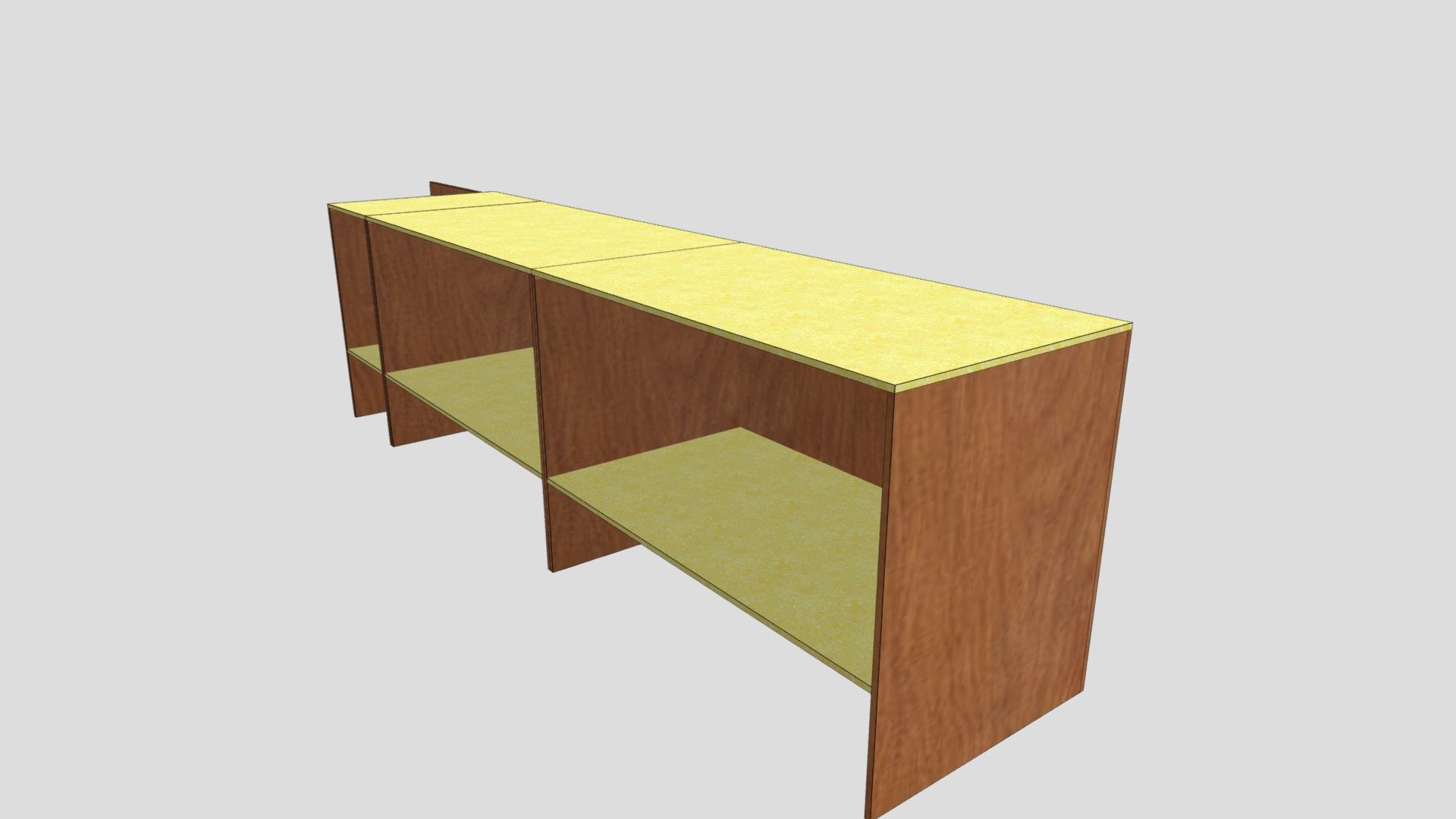 Counter for selling fast food to build yourself Download Free 3D