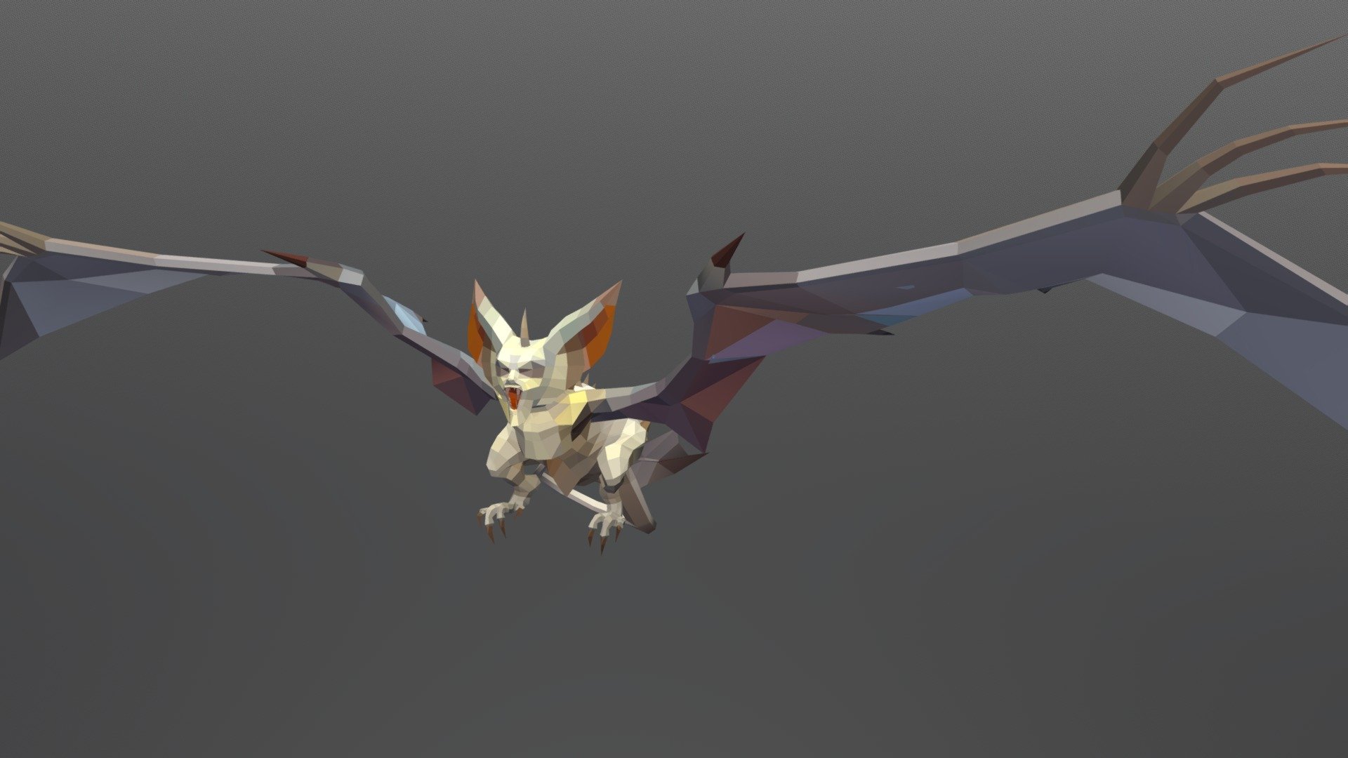 Bat - 3D model by josluat91 [5c15334] - Sketchfab