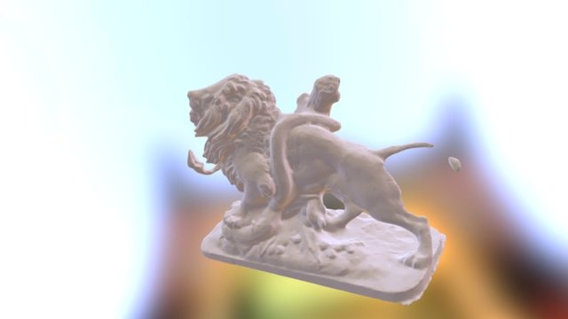 Leão Vs Cobra/ Lion Vs Snake 3D Model