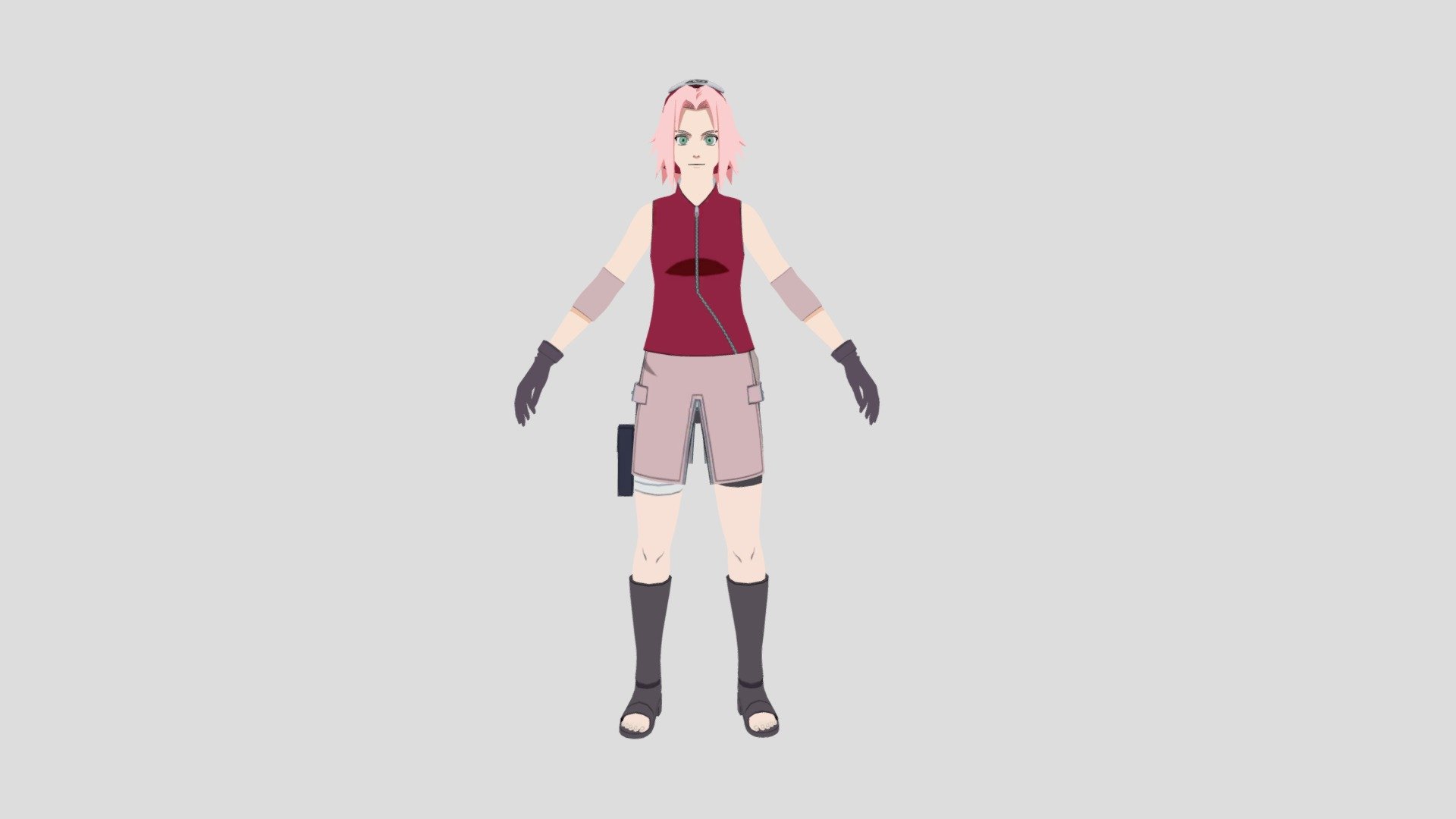 Sakura Fre Fire - Download Free 3D model by rocklee.ff (@rocklee