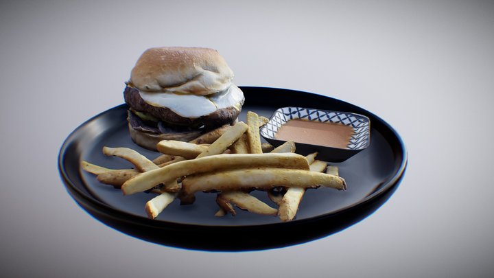 Foremula Burger Photogrammetry 3D Model