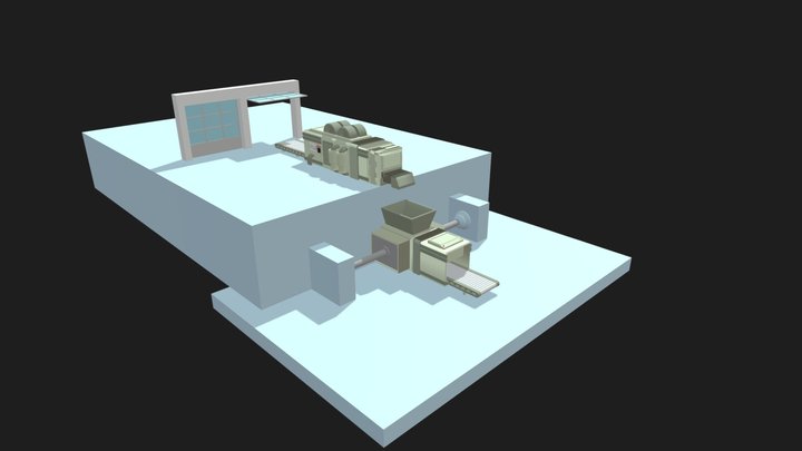 Print Machinery Lowploy made for Luciplast 3D Model