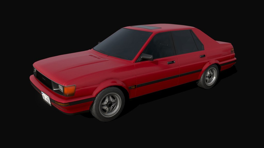 Kiri '86 - Low poly model