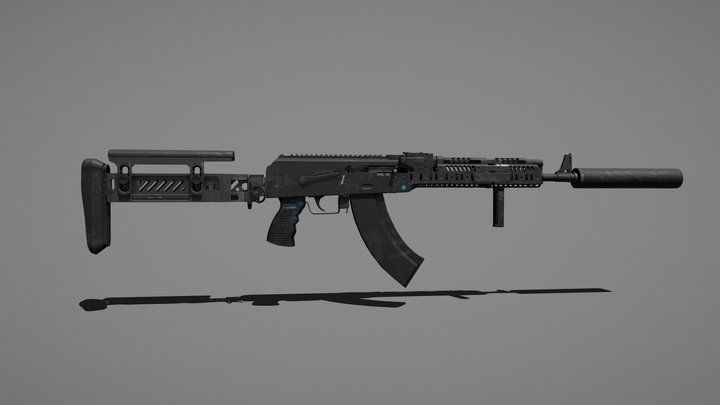 AK-201 3D Model