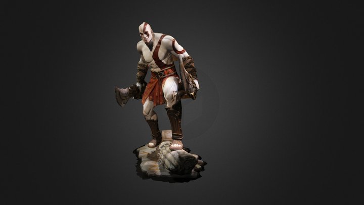 Kratos - God of War 3D Model