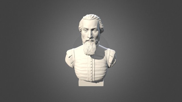 Kepler Bust_V1 3D Model